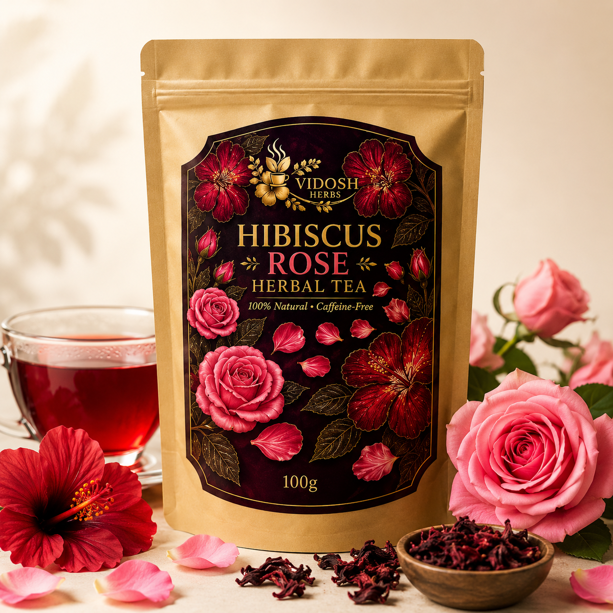 Hibiscus Rose Herbal Tea
