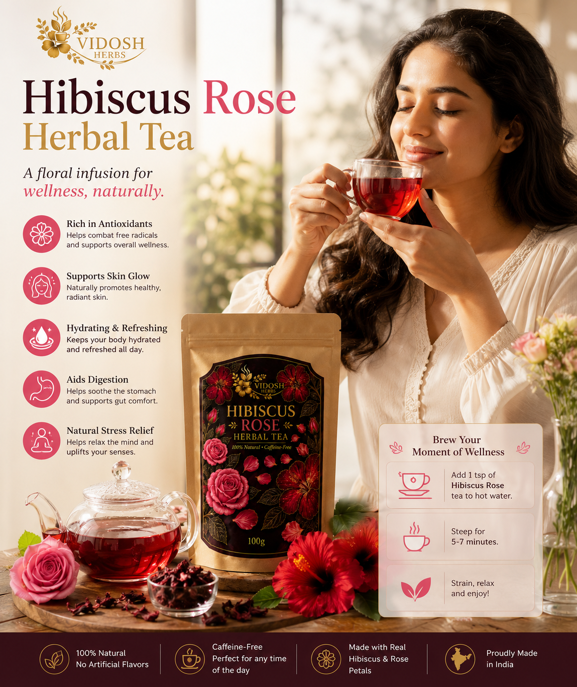 Hibiscus Rose Herbal Tea