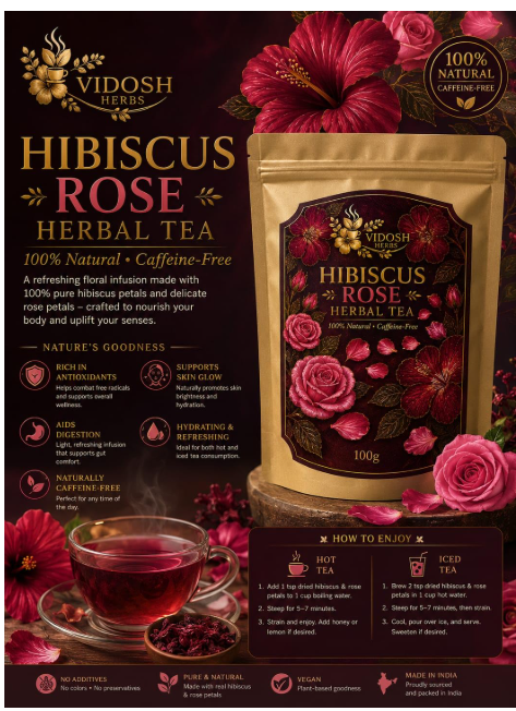 Hibiscus Rose Herbal Tea