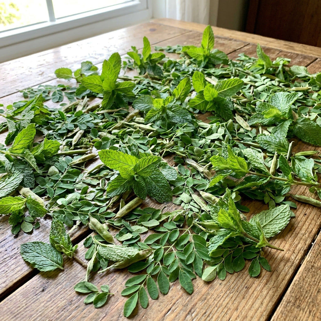 Moringa Herbal Tea lifestyle shot